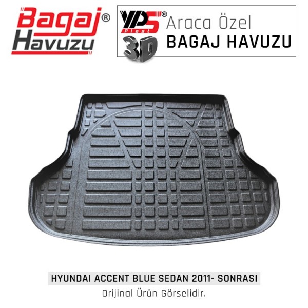 Accent Blue Sedan 2011 - Sonrası Standart Bagaj Havuzu