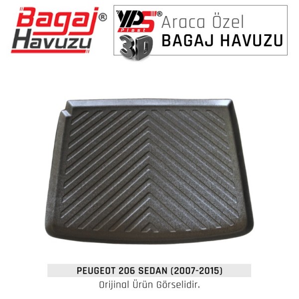 206 Sedan (2007 - 2015) Standart Bagaj Havuzu