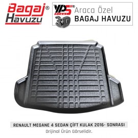 Megane 4 Sedan 2016 - Sonrası Standart Bagaj Havuzu