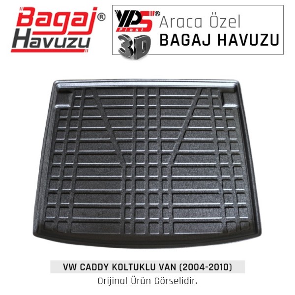 Caddy Combi Koltuklu Van (2004 - 2010) Standart Bagaj Havuzu